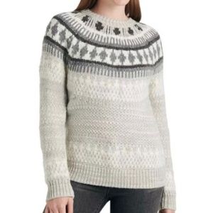 Lucky Brand fair Isle sweater size M